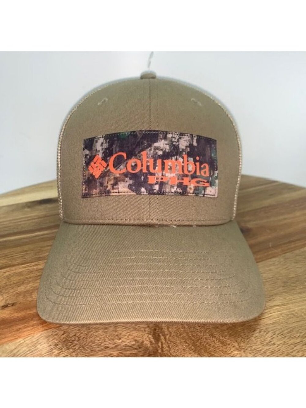 Columbia PFG Performance Hunting Fishing Gear Flexfit S / M Camo Patch